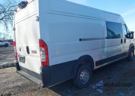 2019 Ram Promaster 3500 Cargo Van High Roof 159 Wb Ext из США, поврежденный, VIN 3C6URVJG6KE531463